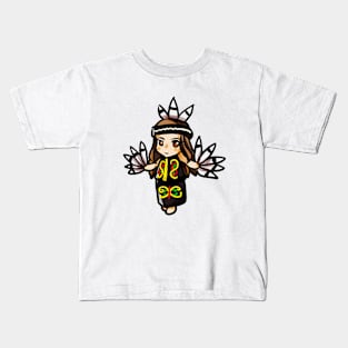 Dayak Girl Kids T-Shirt